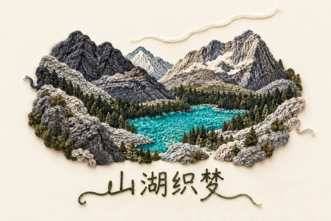 照片转有机针织效果示例
